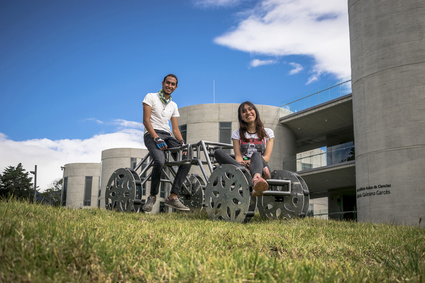 Modelo fabricado por los estudiantes a finales de 2021.