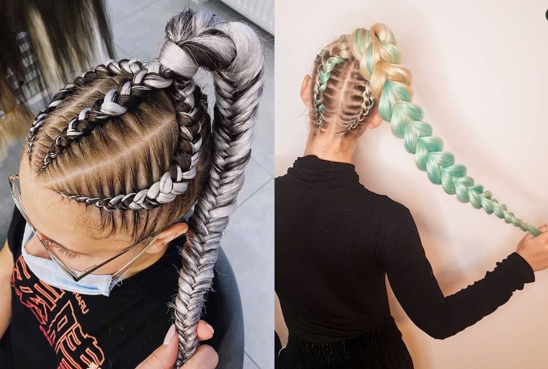 Las trenzas de pescado son un estilo de trenzas que se asemejan a la cola de un pez, de ahí su nombre.