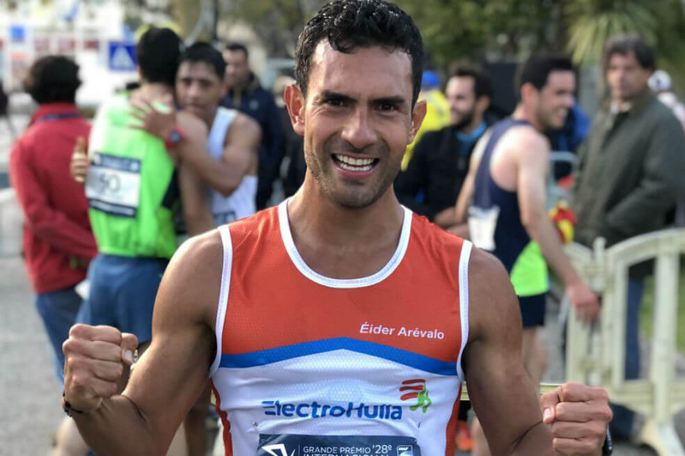 Eider Arévalo, campeón de los 20 kilómetros de Rio Maior