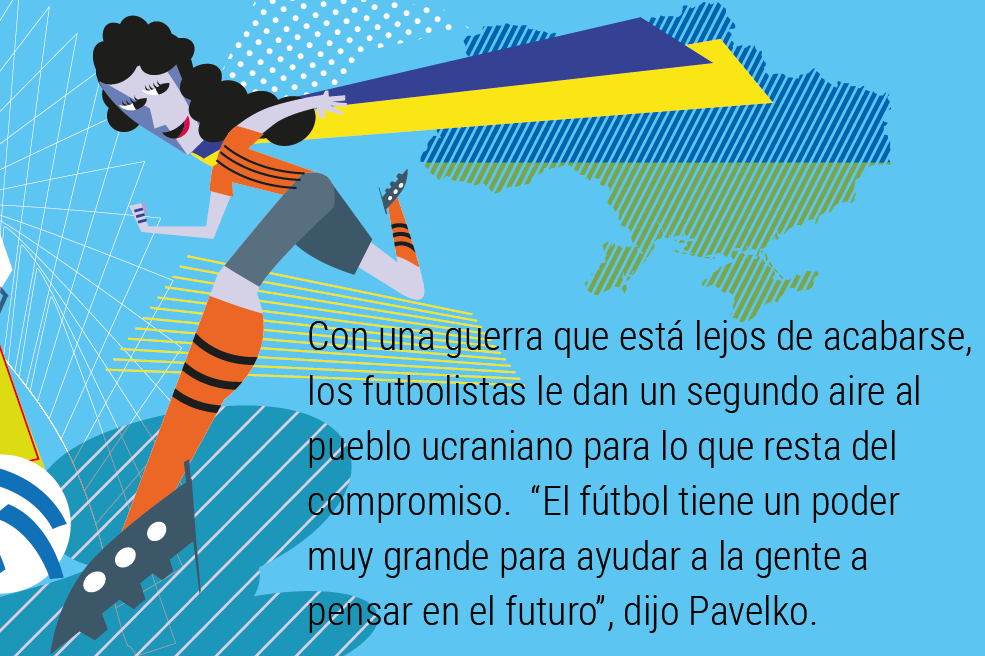 El fútbol en medio de la guerra.