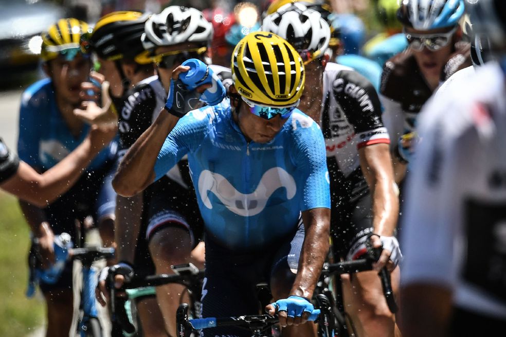 Los ciclistas colombianos no tuvieron un buen día en el Alpe d’ Huez