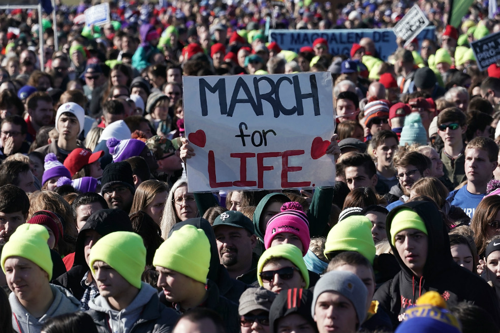 En imágenes: La marcha contra el aborto en Washington