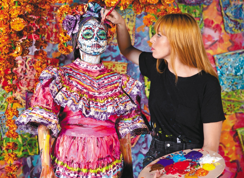 Alexa Meade, el arte de moldear la realidad