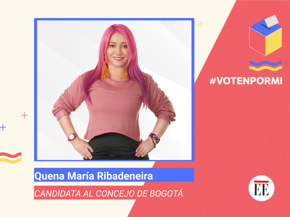 Quena Ribadeneira, la candidata que trabajará por los ciclistas #Votenpormí