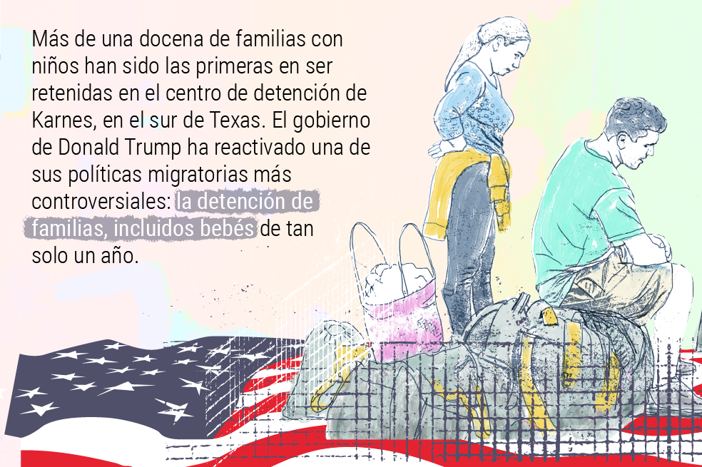 ¿Cárceles para bebés en EE. UU.? Trump reanuda detención de familias migrantes