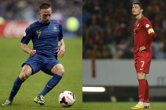 Francia y Portugal, un posible duelo de lujo por repechaje al Mundial
