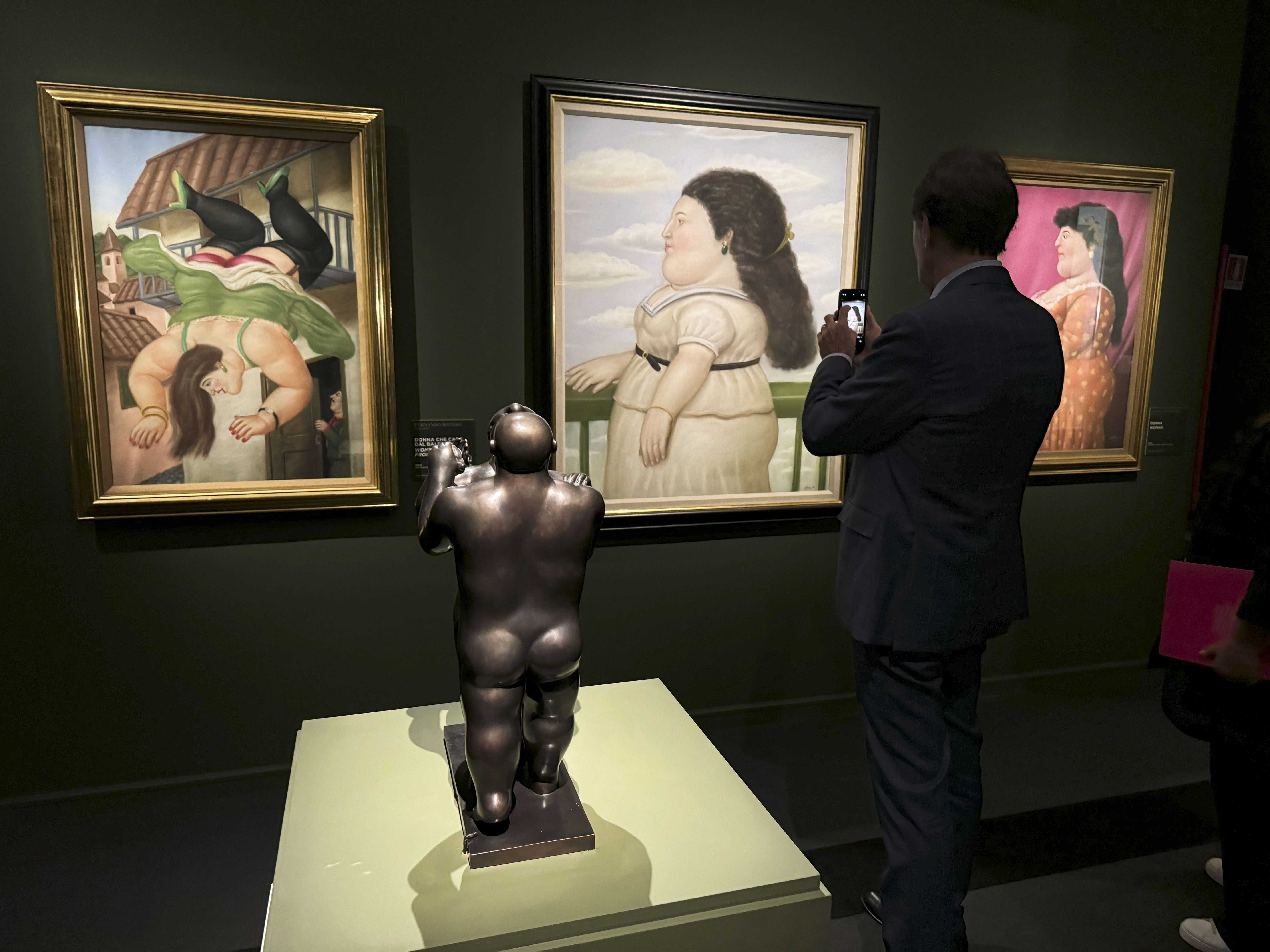 Botero conquista el centro de Roma un año después de su muerte