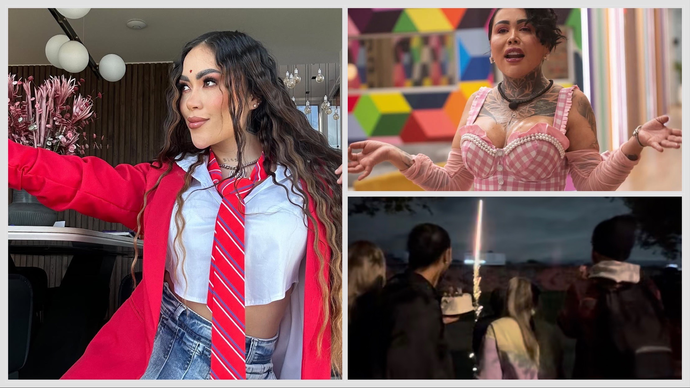 Yina Calderón le llevó serenata a Epa Colombia a la cárcel. Hubo pirotecnia