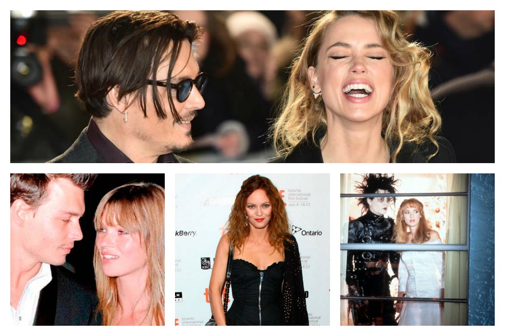 Los amores de Johnny Depp y su matrimonio con Amber Heard