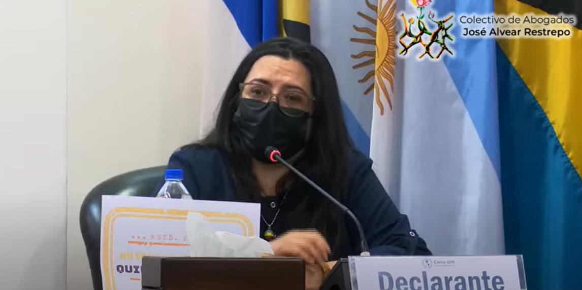Diana Murcia, investigadora para el CAJAR en el marco del Plan Colombia.
