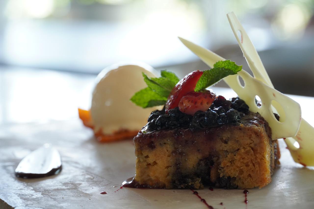 Postre tres leches de almojábana, del chef Alirio Rodríguez.