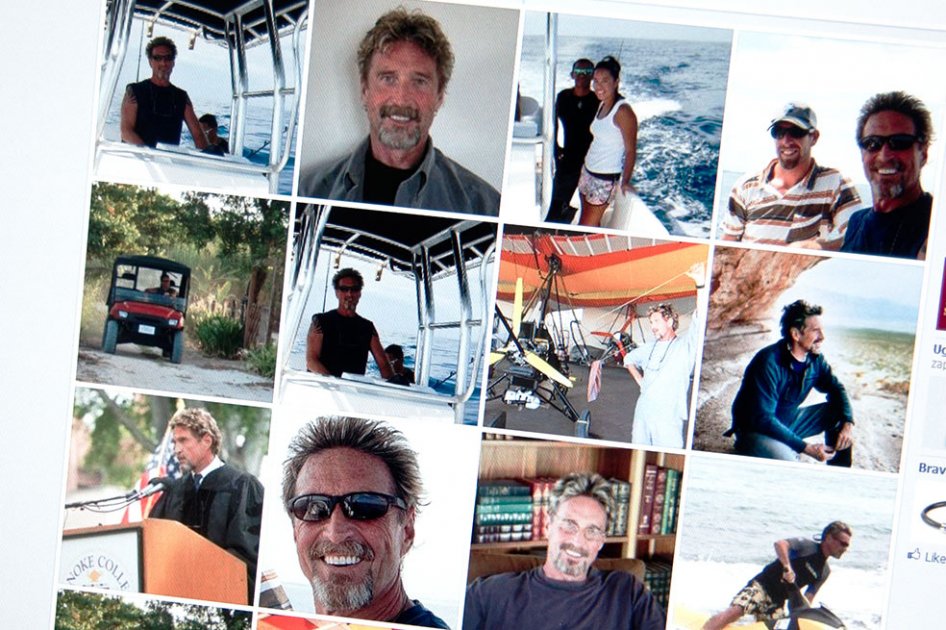 Creador de antivirus McAfee, sospechoso de homicidio