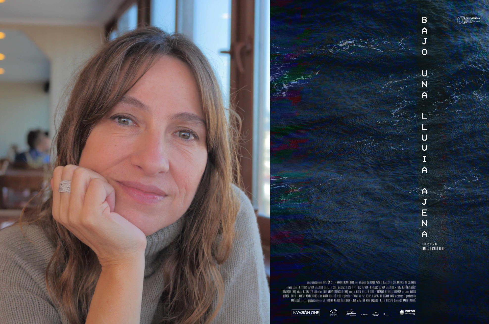 Marta Hincapié Uribe dirige el documental “Bajo una lluvia ajena”.