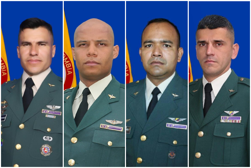 Cuatro militares mueren por caída de helicóptero Black Hawk en Cauca