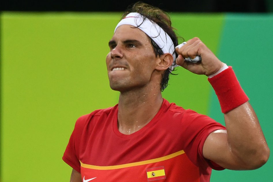Rafael Nadal venció a Federico Dolbonis en Río. Foto: AFP