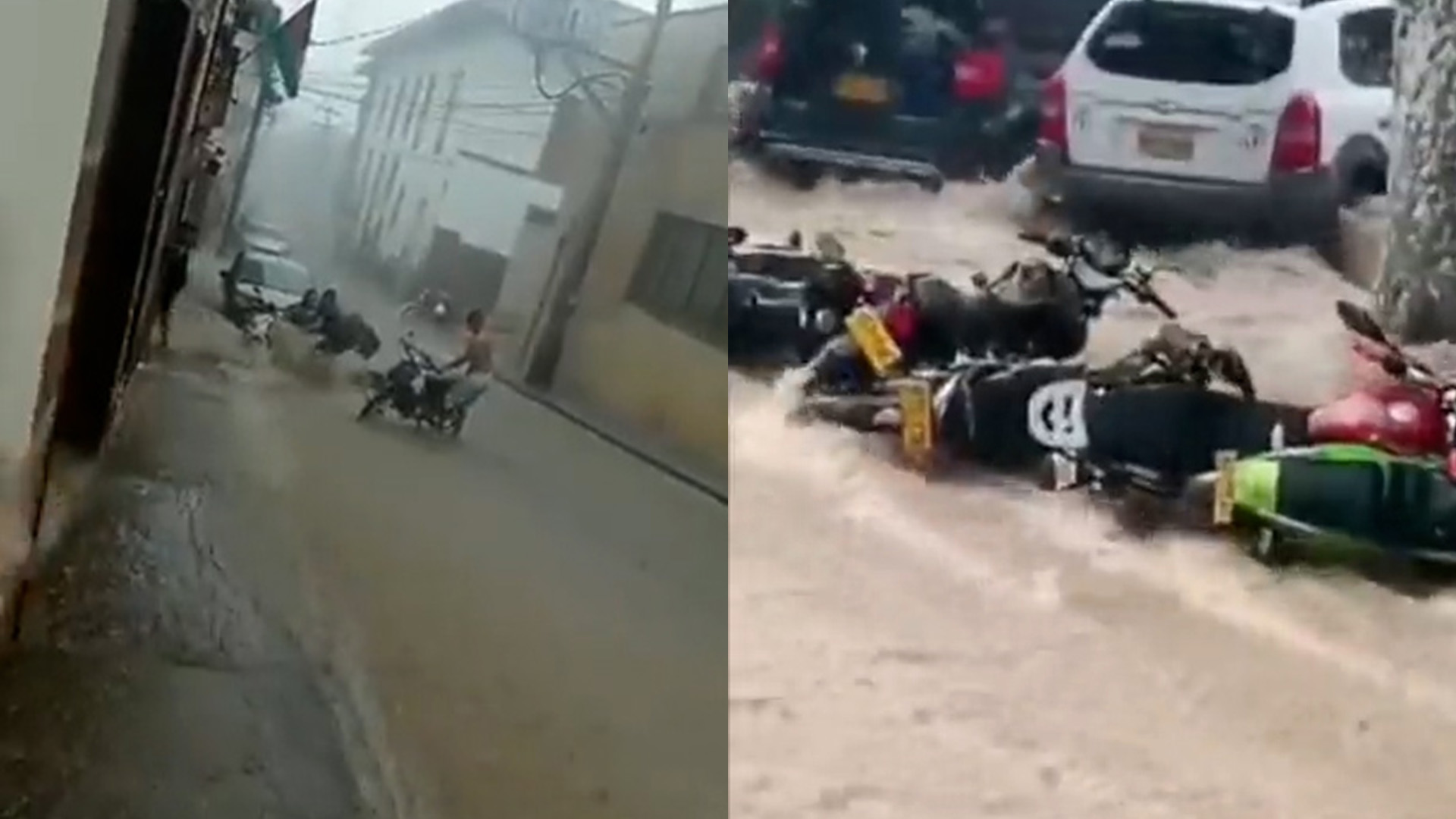 Lluvias fuertes produjeron emergencia en El Socorro, Santander