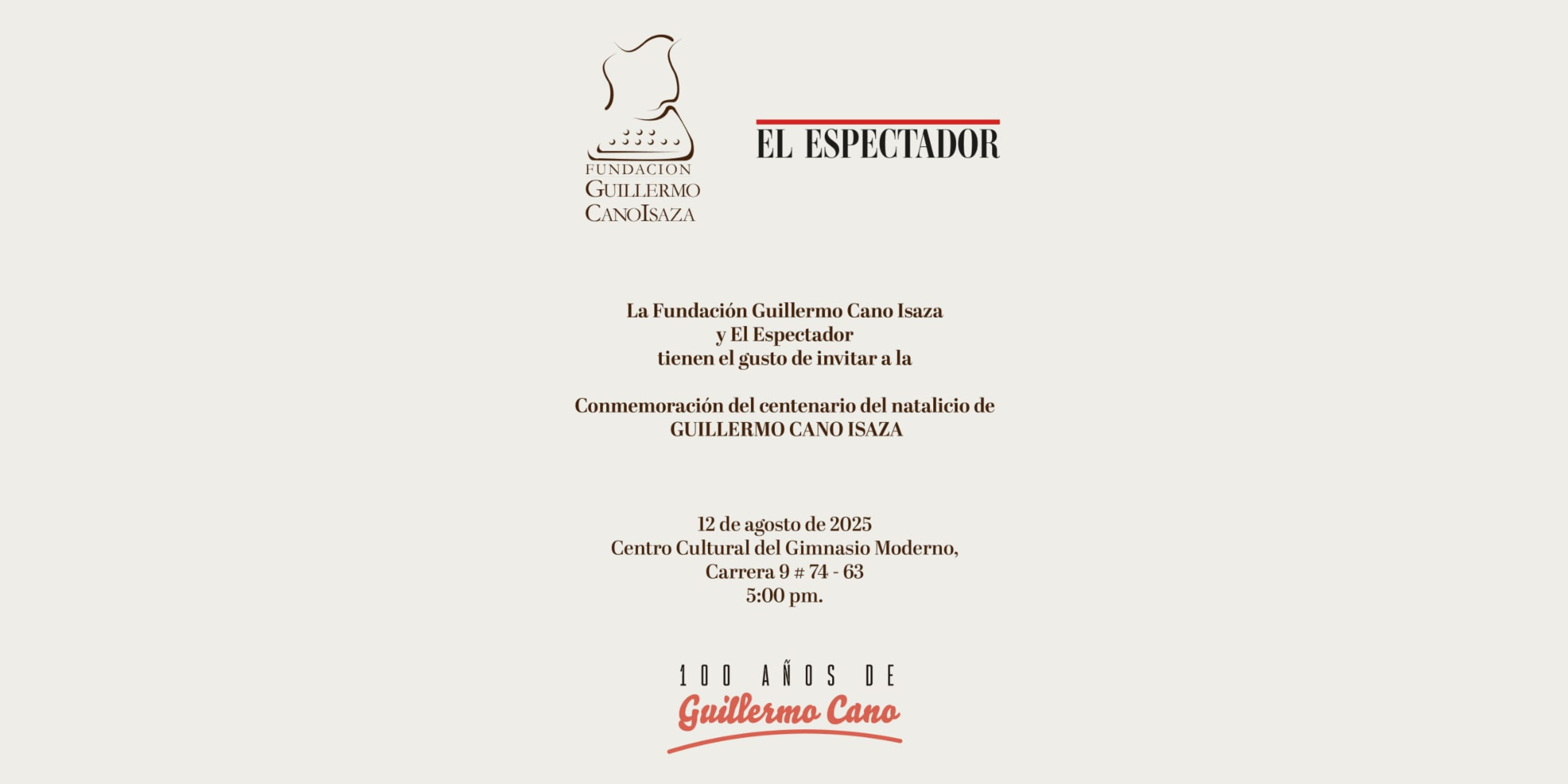 100 años de Guillermo Cano