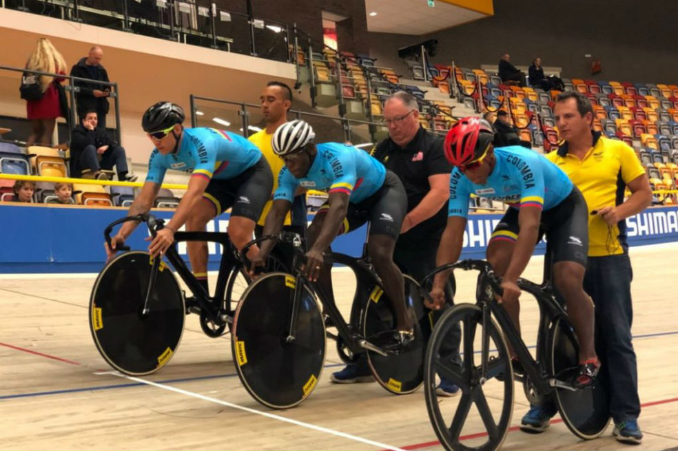 Colombia finalizó undécima en velocidad por equipos en el Mundial de Pista