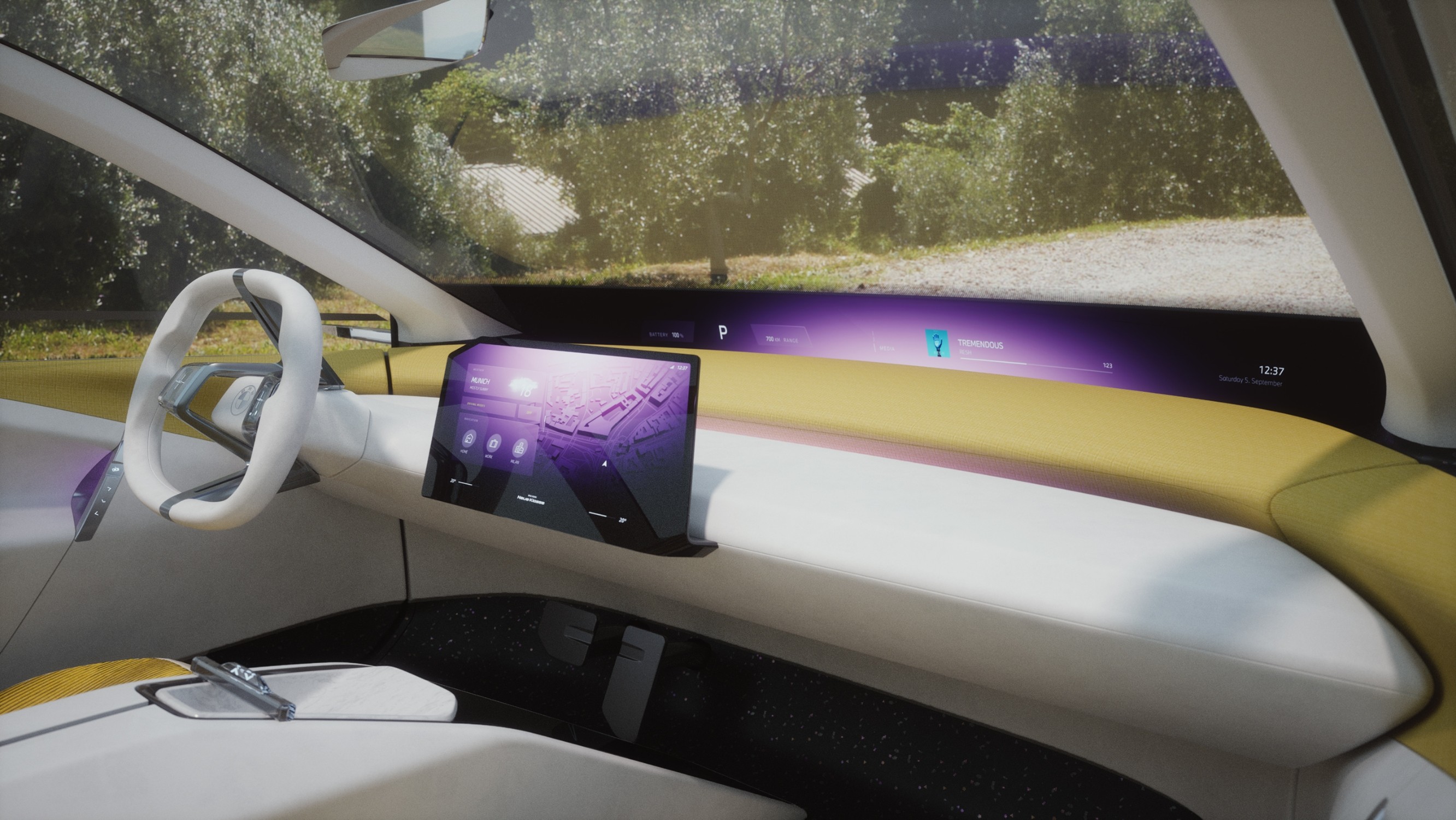 BMW pretende revolucionar la conducción con su parabrisas inteligente en el CES 2025