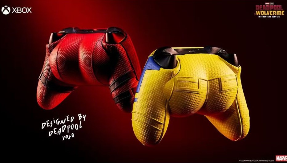 Se presentaron los nuevos controles de Xbox de Deadpool con un particular diseño