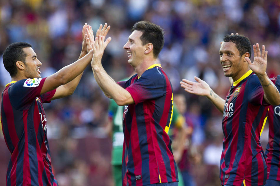 El Barcelona de Martino inició con goleada la defensa de La Liga