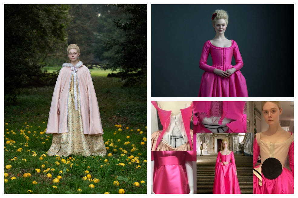 El lenguaje de los trajes de la época de Catalina la Grande