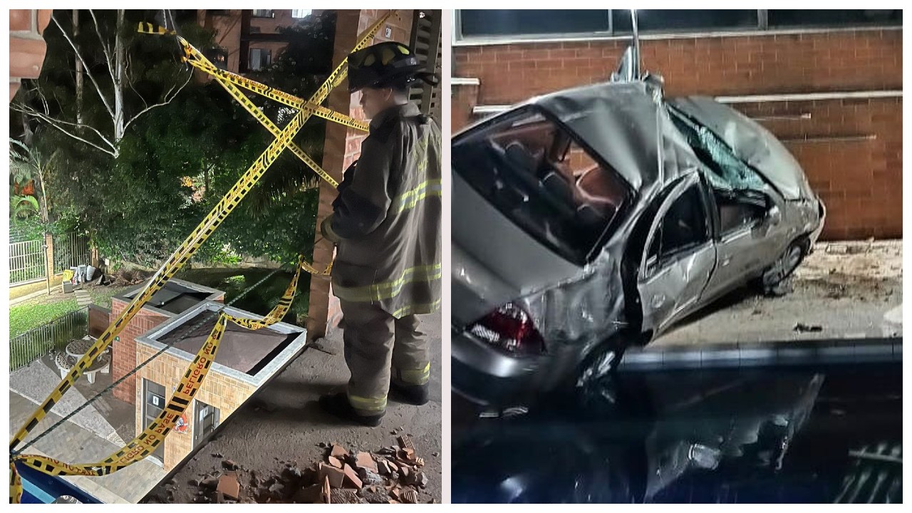 Murió el hombre de 83 años que cayó con su carro desde un edificio a una piscina
