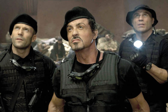 Los indestructibles, una broma de película