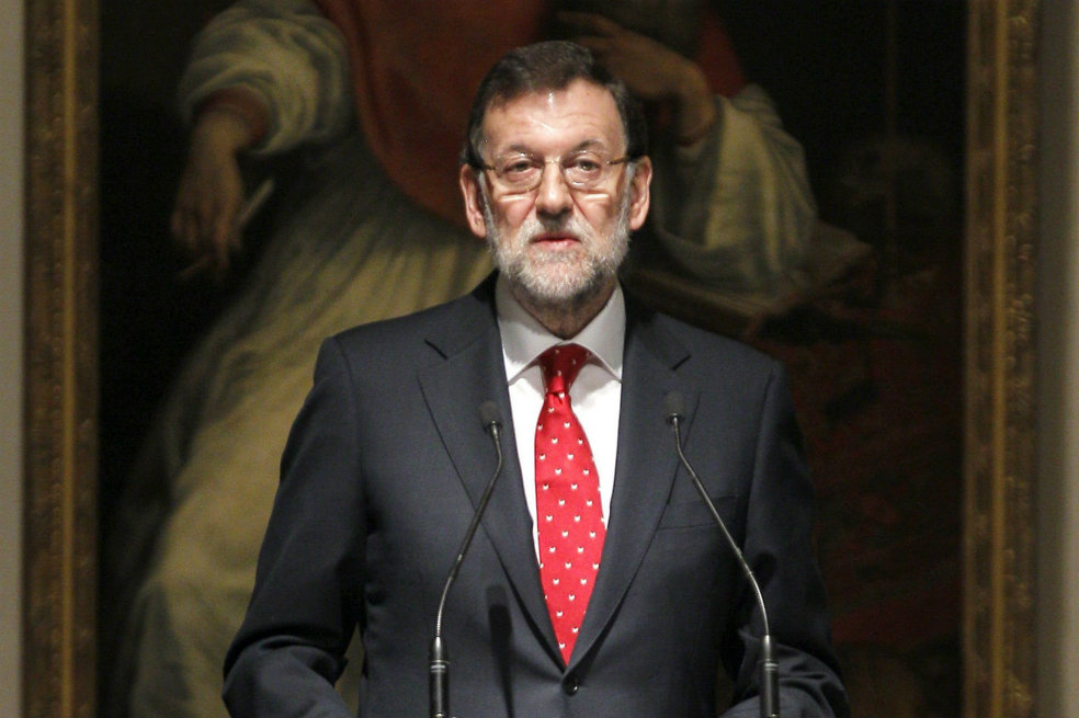 Mariano Rajoy da la cara