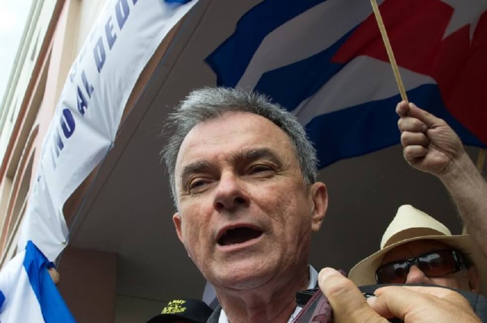 Ramón Saúl Sánchez, líder del histórico exilio cubano en Miami, del Movimiento Democracia. / Tomada de Twitter: @Mariojose_cuba