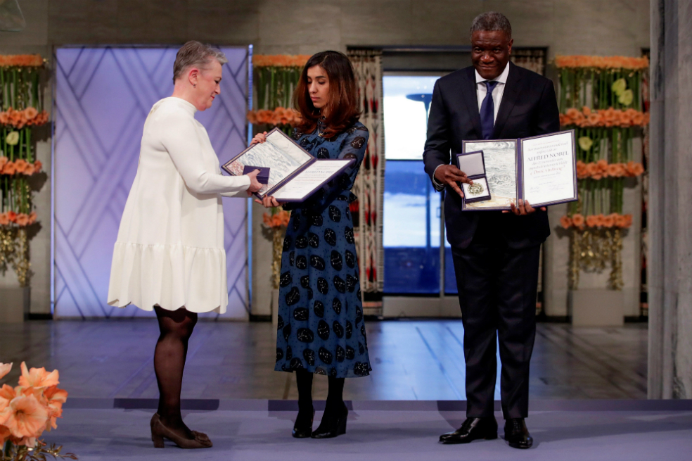 La activista iraquí Murad y el médico congoleño Mukwege reciben el Premio Nobel de Paz
