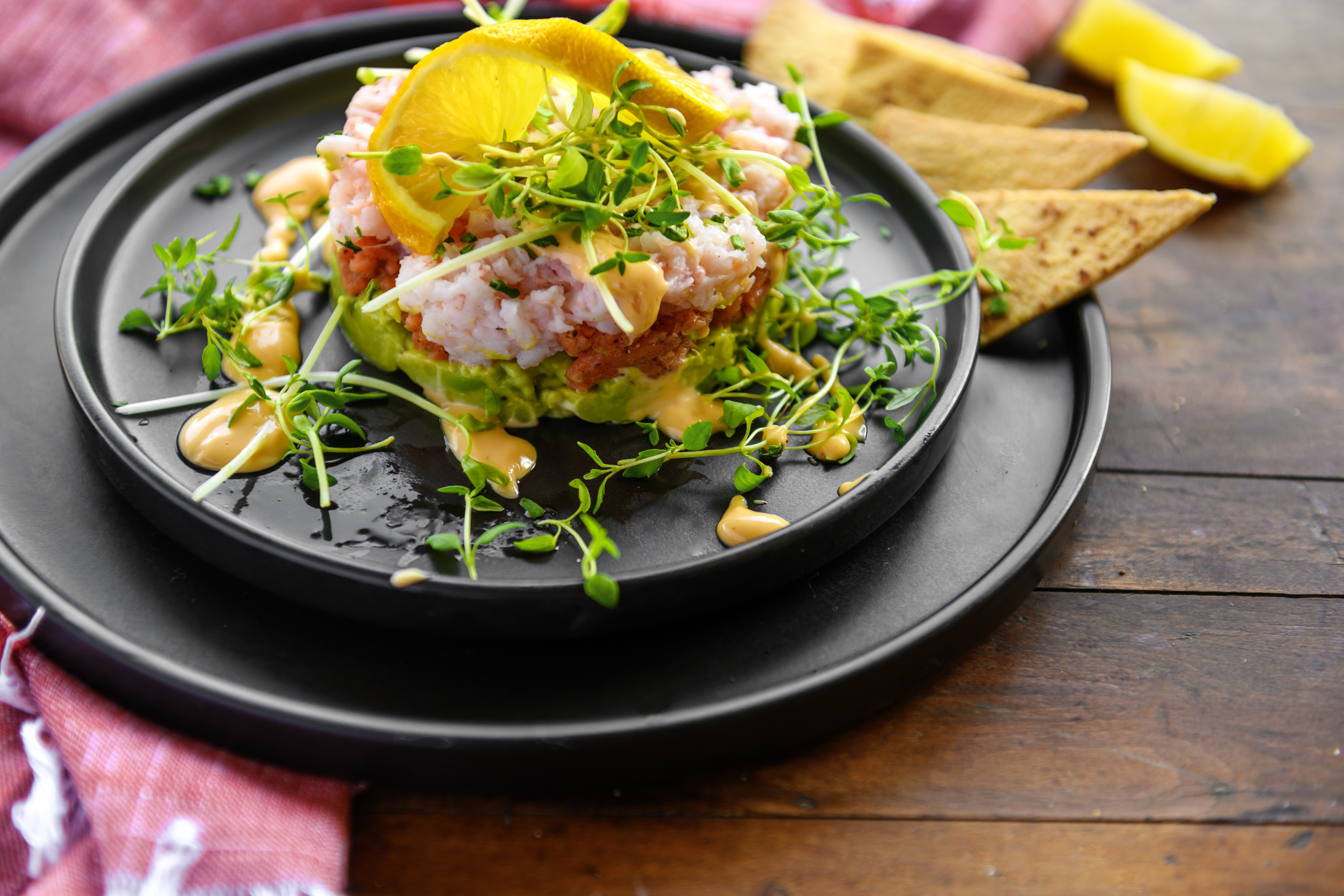 Tartar de salmón