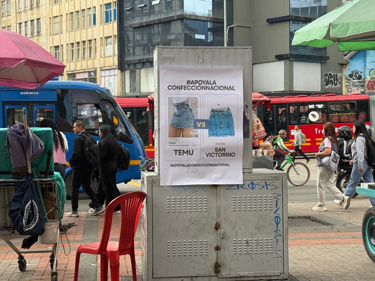 San Victorino vs Temu y Shein: comerciantes lanzan campaña por caída de ventas