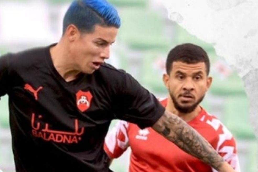 Suspendieron el partido del Al-Rayyan de James Rodríguez por desmayo de un jugador