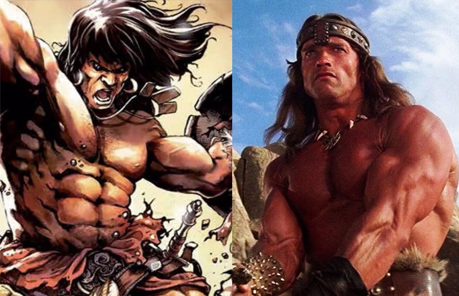 Conan el Bárbaro fue interpretado por primera vez en cine por Arnold Schwrzenegger en 1982.