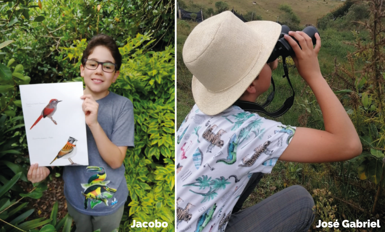 Los niños colombianos que sueñan con ser fotógrafos de aves