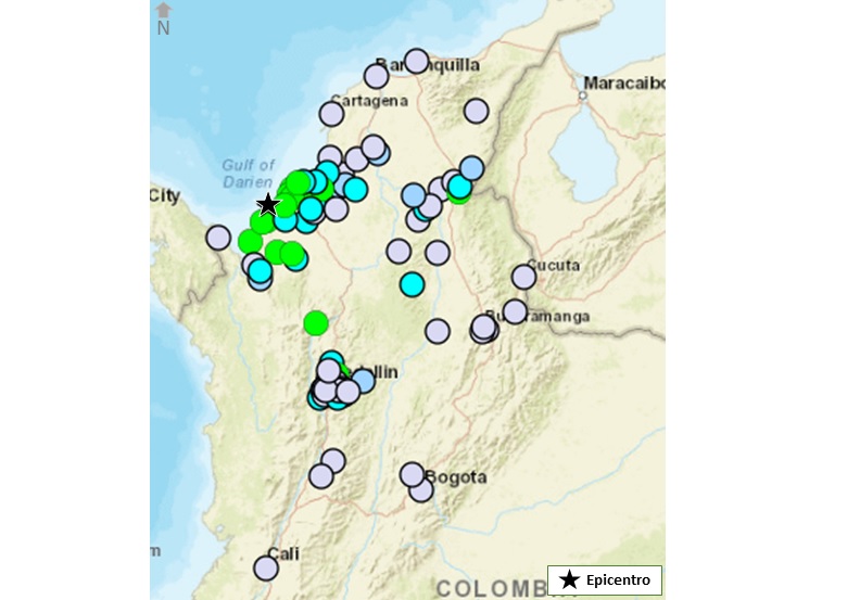 Así se sintió el temblor que hubo la noche del sábado 29 de julio en Colombia