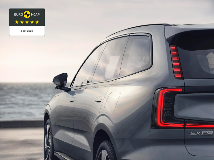 EX90 Euro NCAP Award 2025.