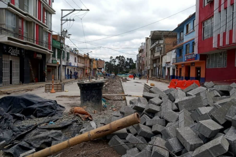 Demora en entrega de obras afecta a cerca de 72 familias comerciantes en Ipiales