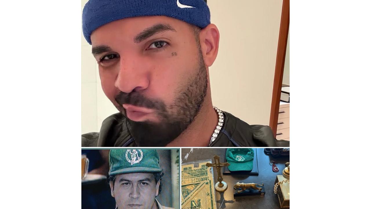 Drake compró pertenencias de Pablo Escobar por millonaria suma y es fuertemente criticado