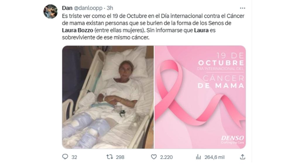 Video: Laura Bozzo se desnudó en vivo y desató una ola de memes en su contra