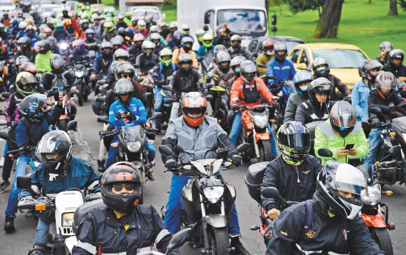 Accidentalidad de motos en Bogotá: tendencia que empieza a disminuir