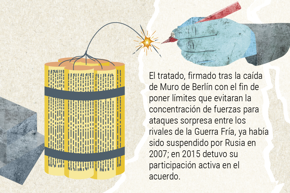 En tiempos de guerra, Rusia y Occidente se muestran los dientes.