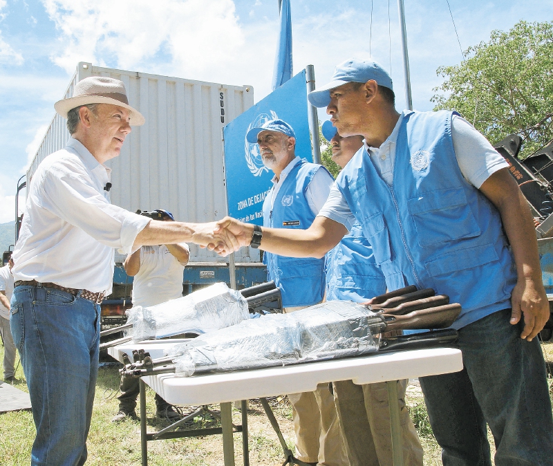 Y las Farc, por fin, dejaron las armas