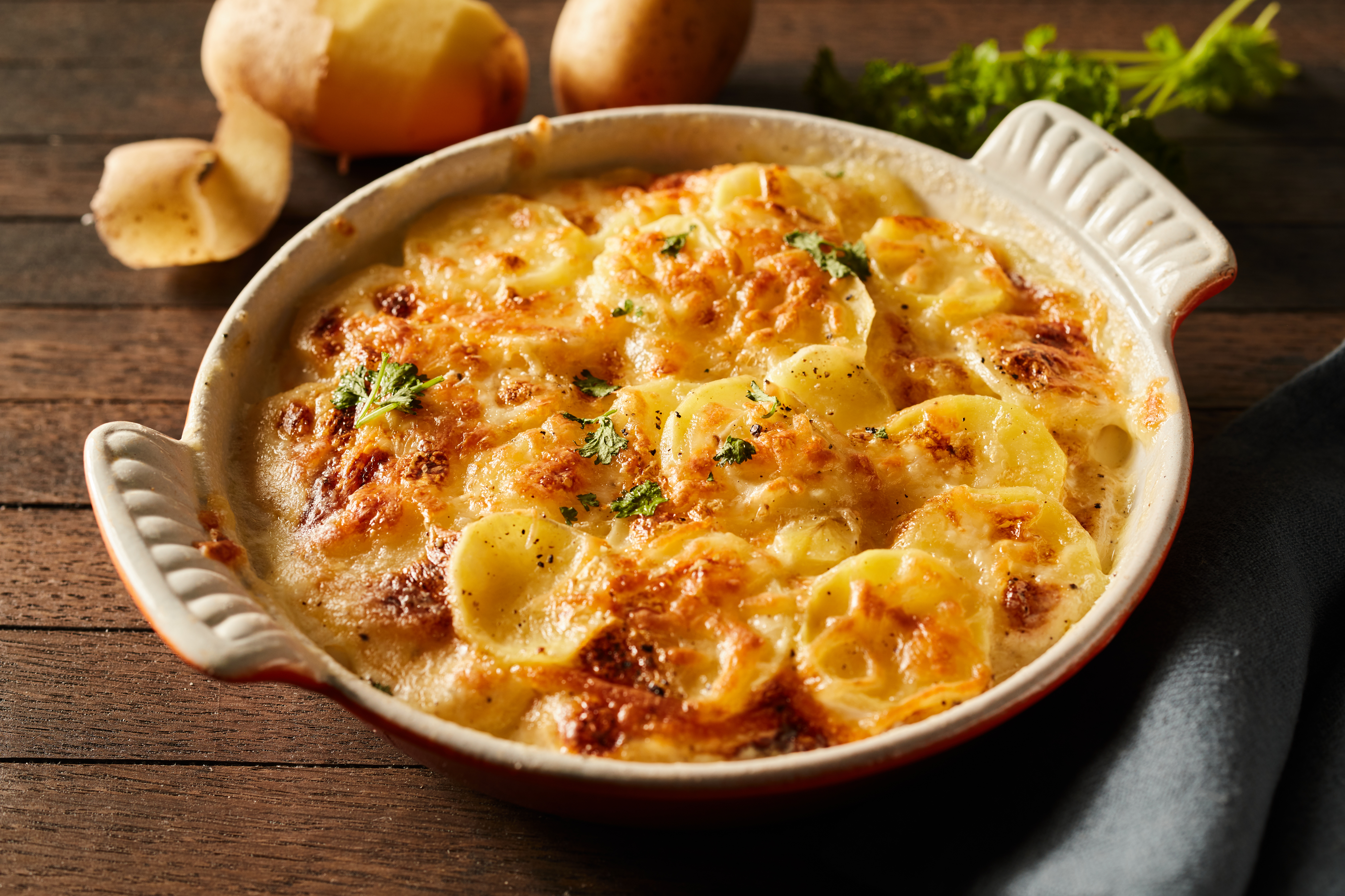 Receta para saborear el viernes: papas criollas gratinadas
