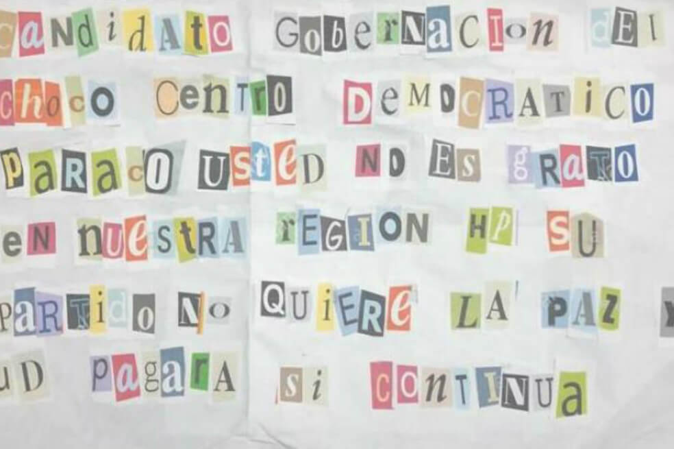 Candidato a la gobernación del Chocó denunció que fue amenazado de muerte