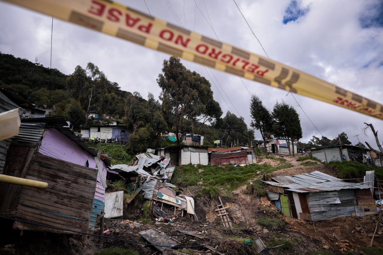 Galería: así fue la emergencia en Tocaimita, al sur de Bogotá