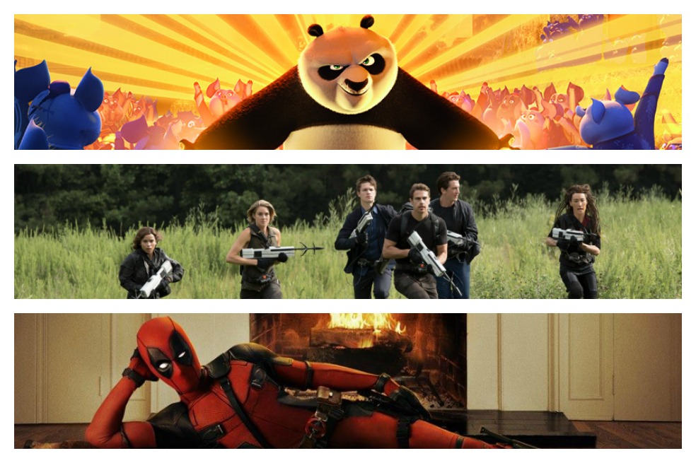 "Kung Fu Panda" y las otras cuatro películas que lideran la taquilla nacional