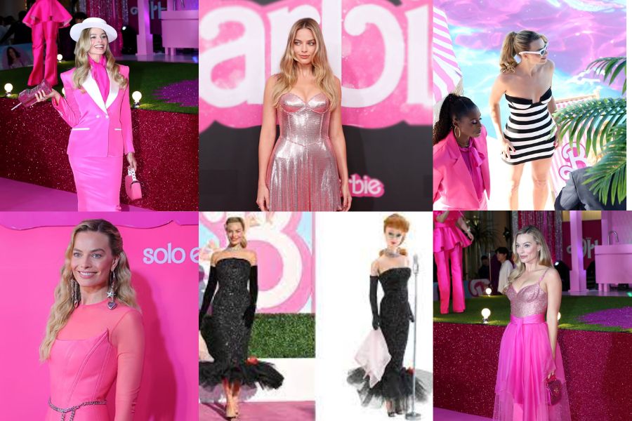 El vestuario de Barbie que Margot Robbie usó para promoción mundial de la película