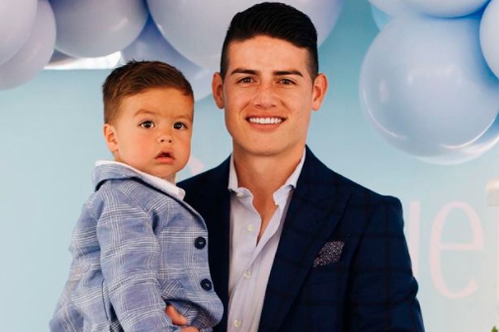 Así fue el bautismo de Samuel, el hijo de James Rodríguez